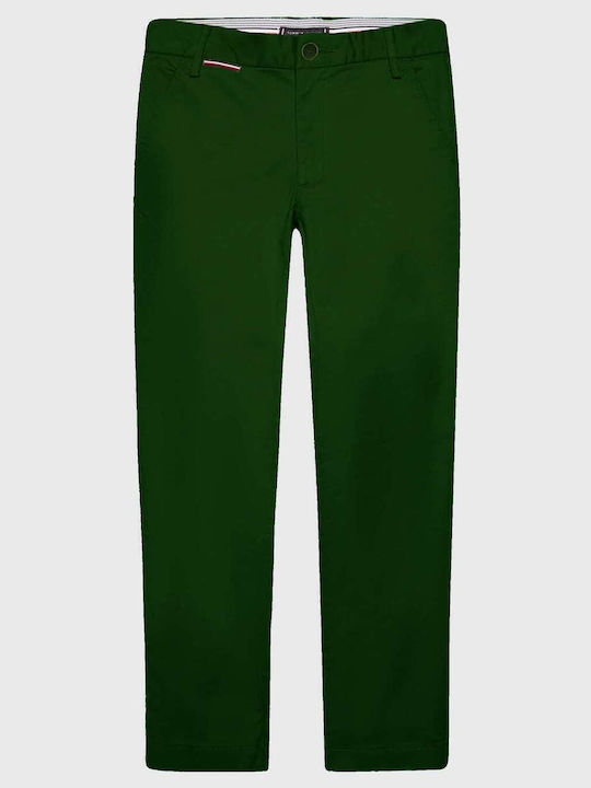 Tommy Hilfiger Παιδικό Παντελόνι Chino Πράσινο