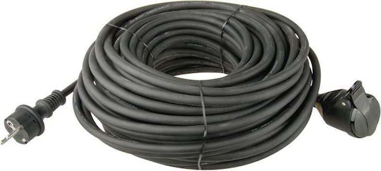 Emos Waterproof Extension Cable Cord 3 x 1.5mm²/10m Black