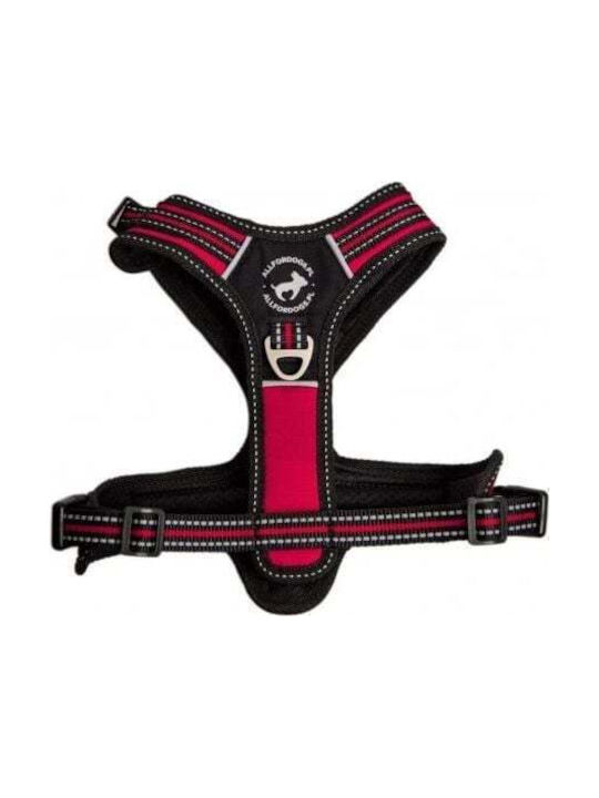 All For Dogs Σαμαράκι Σκύλου Vestă Roșu Mediu / X-Small / Mici / Mare VAT016253