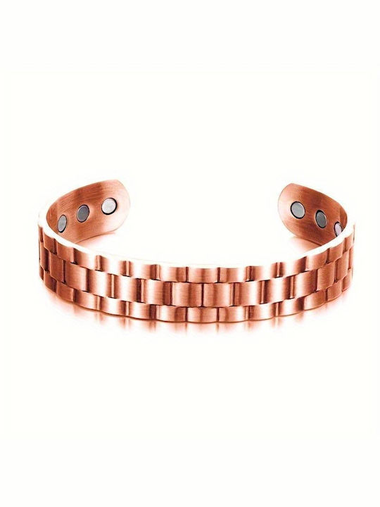 Copper Bracelet Χάλκινο Βραχιόλι Μαγνητικό Χαραγμένα Σχέδια