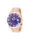 Invicta Pro Diver Watch Automatic with Pink Gold Metal Bracelet