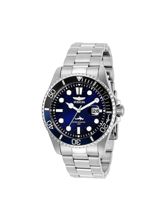 Invicta Watch Battery with Silver Metal Bracelet