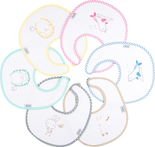 Bunny Bebe Lätzchen Stoff Jacquard 6Stück