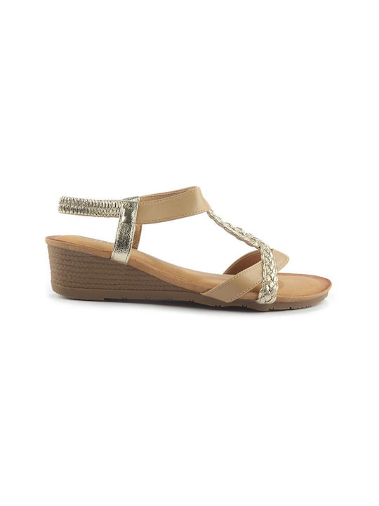 Woven Flat Sandals Fshoes Or051.02 Fshoes Beige