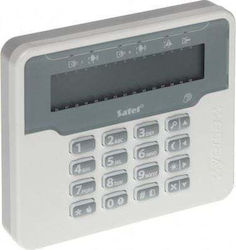 Satel Wireless Клавиатура за Аларма с екран в Бял Цвят VERSA-KWRL2