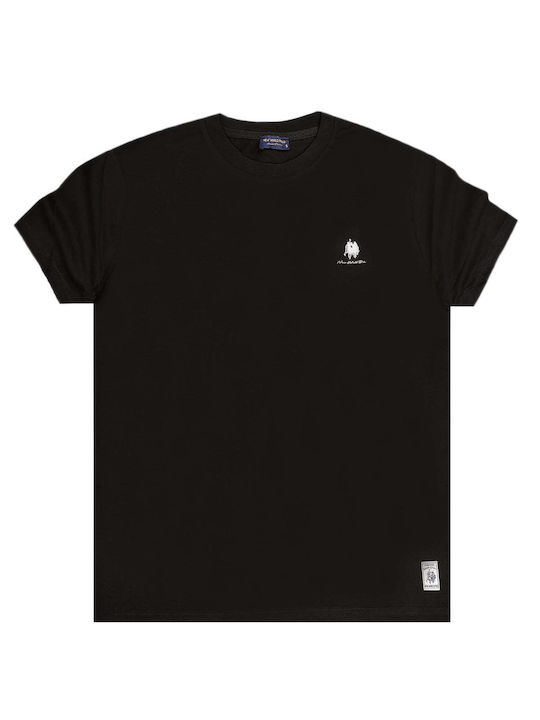 New World Polo Ανδρικό T-shirt Κοντομάνικο Black