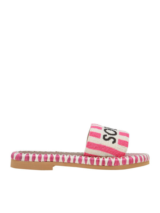 126_24 Soleil Soleil Σανδαλια De Siena Pink Δέρμα