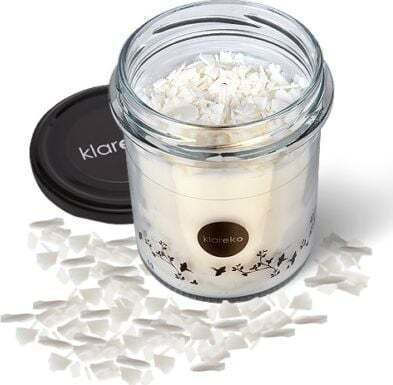 Klareko Aromatic Soy Candle in Citrus Jar