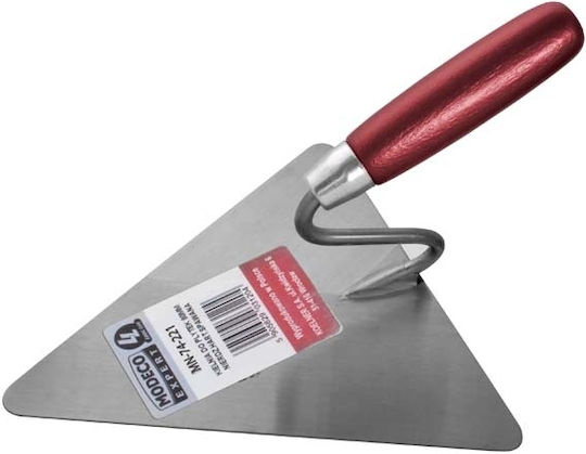 Modeco Μυστρί Μεταλλικό 200mm με Ξύλινη Λαβή MN-74-220