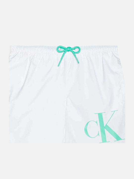 Calvin Klein Kids Swimwear Swim Shorts White