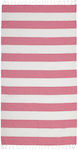 Beach Towel Pestemal Cotton Pink-White 90x170cm Ble 5-46-807-0083