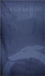 Βαμβακερή Πετσέτα Trussardi Tru2mtw01f-bl14 170 X 90 Cm Μπλε