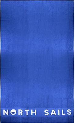 Cotton Towel North Sails 623267000-831 172 X 98 Cm Blue