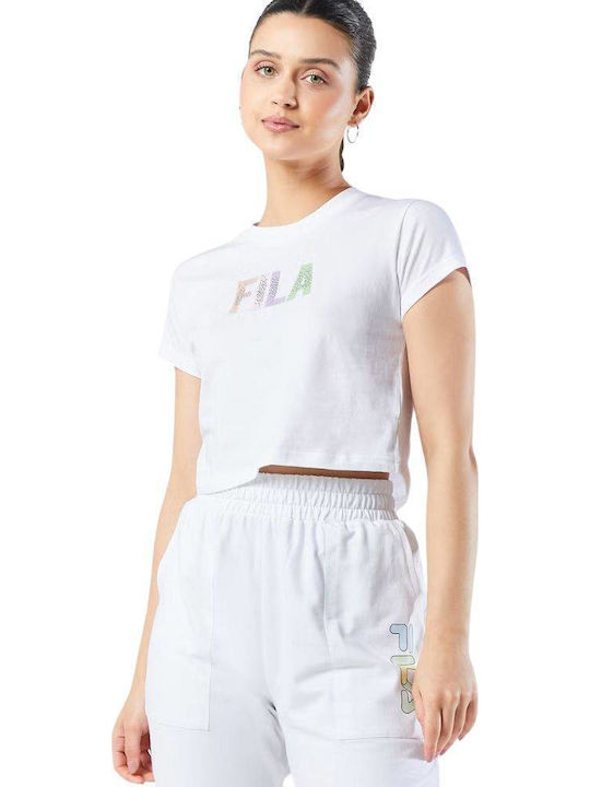 FILA Cuprite Womens Top Μπλούζα Λευκή
