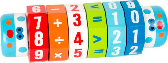 Small Foot Educational Game Knowledge made of Wood