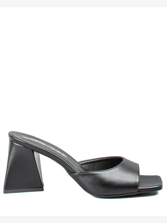 Sante Heel Mules Black