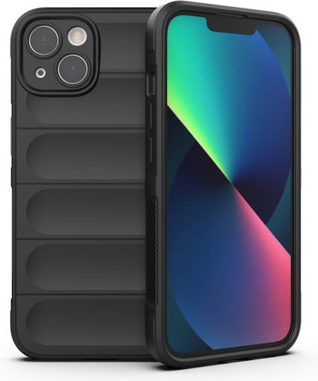 Techsuit Shield Umschlag Rückseite Silikon Schwarz (iPhone 13)