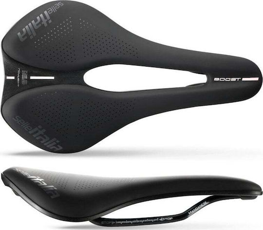 Selle Italia Novus Evo Boost TM Superflow L Σέλα Ποδηλάτου Μαύρη 248 x 148 mm