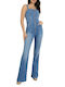 Guess Women's Denim One-piece Suit Blue