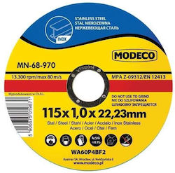 Modeco Δίσκος Κοπής Μετάλλου 115mm Modeco Δίσκος Κοπής Μετάλλου 115mm