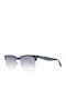 Ted Baker Browline Мъжки Слънчеви Очила с Черна Рамка и Сиви Преливащи Стъкла TB1681 001