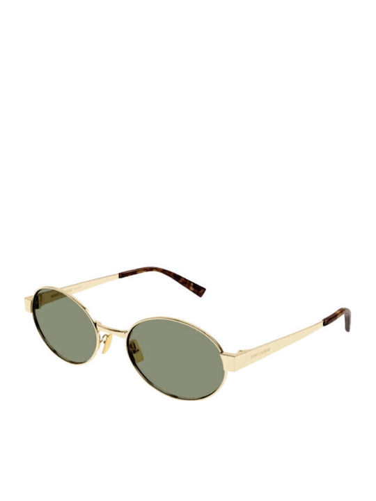 Ysl Unisex Sunglasses with Gold Metal Frame and...