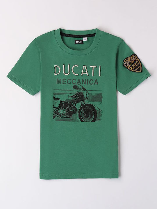 Ducati Bluză pentru copii Cu mâneci scurte Verde