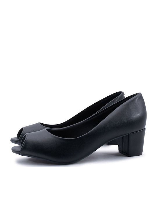 Pumps mit mittelhohem Absatz Schwarz