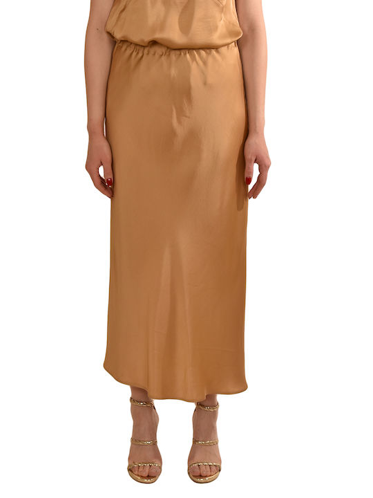 Milla Satin Skirt GOLD