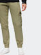 Superdry Ovin Men's Trousers Cargo Elastic in Slim Fit Khaki