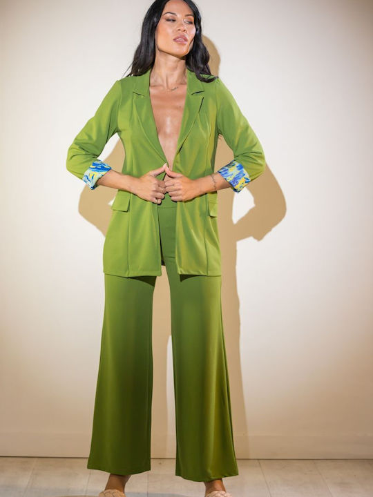 Boutique Γυναικείο Σακάκι Lime
