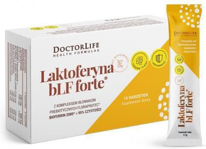 Doctor Life Лактоферин BLF Forte 100mg Специална Хранителна Добавка 15 Сашета