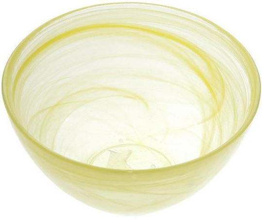 Espiel Atlas Alabaster Μπωλ Σερβιρίσματος Στρογγυλό Κίτρινο με Διάμετρο 15εκ. 6τμχ