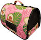 Geantă de transport pentru câini sau pisici Woofmoda Windows impermeabilă No2 40x25x17cm Avocado