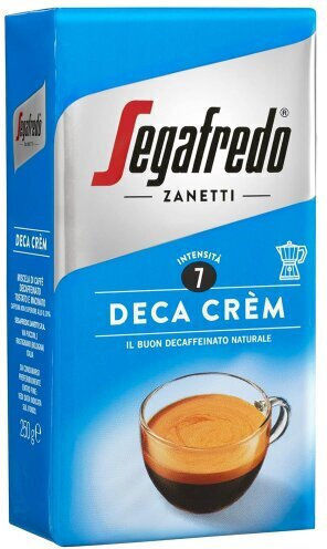 Segafredo Καφές Espresso Decaffeine Deca Crem Αλεσμένος 250gr