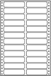 Logo Self-Adhesive Rectangular A4 Labels 89x23.4mm