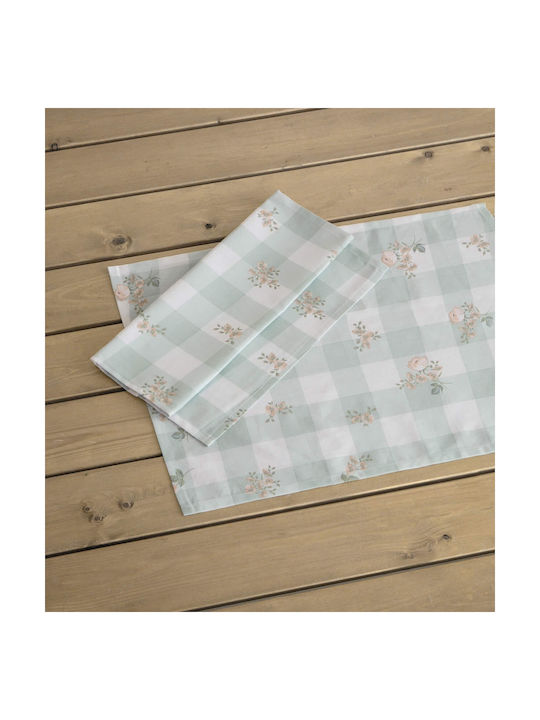 Nima Fabric Placemats Green 50x35cm 2pcs