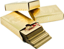 Zola Playing Card Set Plastic 9x6 Cm Gold Zola Playing Card Set Plastic 9x6 Cm Gold
