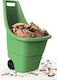 Garden Cart Log Transport Plastic Two-wheel 50lt