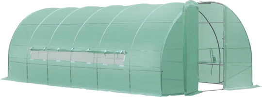 Outsunny 845-143 Θερμοκήπιο Τούνελ με Μεταλλικό Σκελετό 6x3x2m