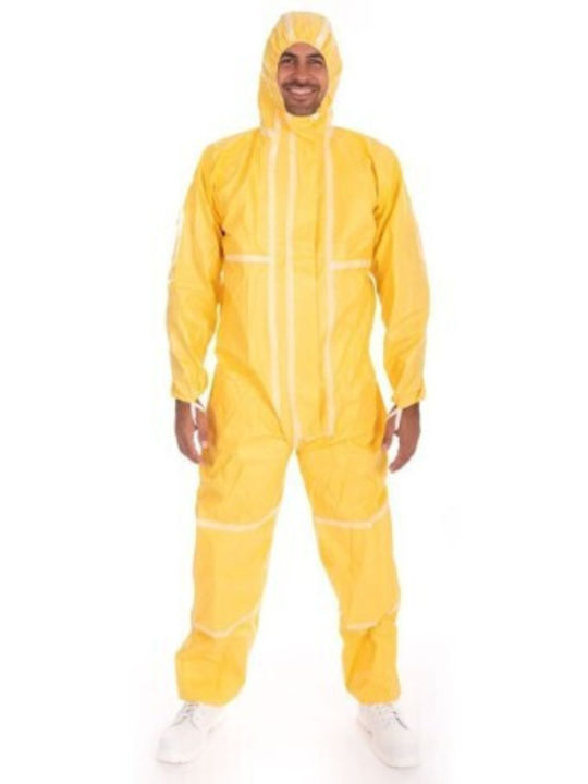 Franz Mensch Work Coveralls Full Body Waterproof Yellow