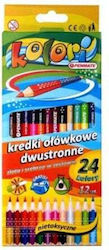 Premium Colori Double-sided Pencils 24 Colors Penmate