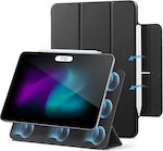 ESR Flip Cover Silicon / Piele artificială Negru iPad Pro 11 5 / 2024