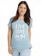 Buddyswim Γυναικείο T-shirt Sunset Blue