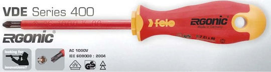 Surubelnita Electrician VDE 1000V Flexibil Cruce cu Lungime 80mm