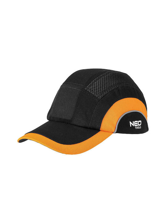 Neo Tools Καπέλο Εργασίας Ασφαλείας Μαύρο 97-592
