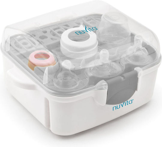 Nuvita 1085 Sterilizator pentru copii cu Microunde pentru 3 Biberoane