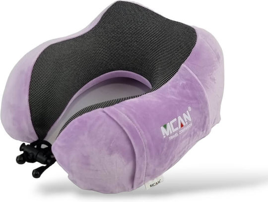 Μαξιλάρι Ταξιδίου Memory Foam Mcan M-13 Λιλά