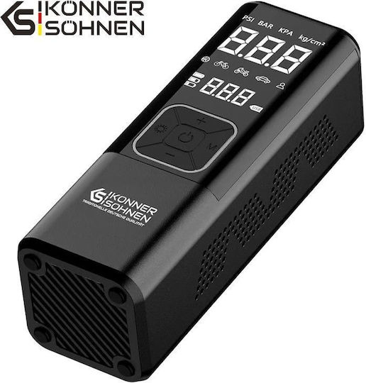 Könner & Söhnen Τρόμπα Αυτοκινήτου KS P20 150PSI με Καλώδιο Αναπτήρα 12V
