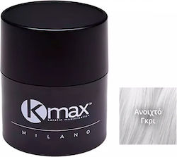 Kmax Milano Hair Building Fibers with Keratin Hair Fibers Travel Light Grey 5gr